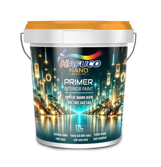 Sơn lót kháng kiềm nội thất cao cấp Hafuco Nano Primer