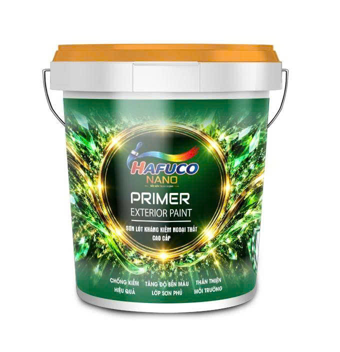 Sơn lót kháng kiềm ngoại thất cao cấp Hafuco Nano Primer