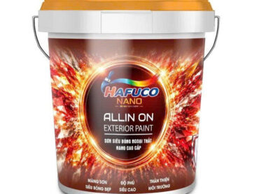Sơn siêu bóng ngoại thất Nano cao cấp Hafuco Allin On