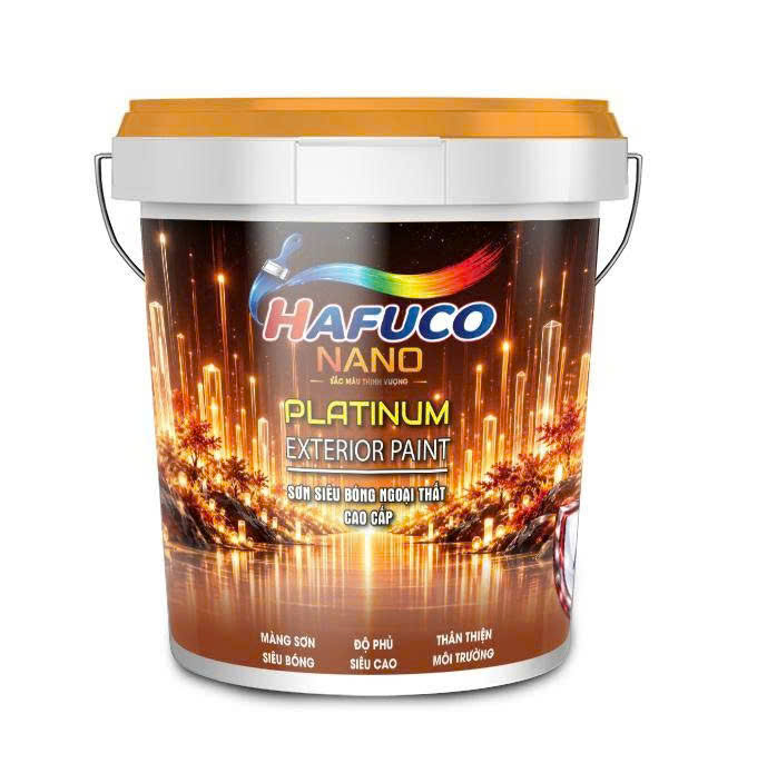 Sơn siêu bóng ngoại thất cao cấp Hafuco Nano Platinum